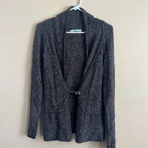 Womens dark gray cardigan